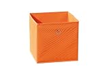 Inter Link Winny 99200200 Caja Plegable Naranja, Tela, 31.5 x 31.5 x 31 cm