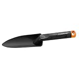 Fiskars Trasplantadora, Solid, Longitud: 29,1 cm, Negro/Naranja, FiberComp/Acero de alta calidad, 1027033