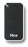 Nice Era-Inti - Mando original con 2 botones para puerta automática (sustituye: Nice Very VR, ONE, ON1, ON2, FLOR FLO2R-S, FLO1R-S, frecuencia 433,92 MHz)