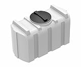 Depósito de agua de 200 l, color blanco, depósito de agua potable, depósito de agua dulce