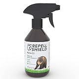RepellShield Spray Repelente Martas - Spray Ahuyentador de Ratas, Martas, Topos, Hurones, Visones y Más - Ahuyentador de Ratones con Aceites Escenciales - Alternativa Ideal a Trampas para Topos, 250ml