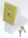 U.S. Patrol JH558 - Caja fuerte para pared oculta, 11,3 g, color blanco