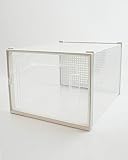 ERICSON Garcia Home - Juego de 6 Cajas Apilables para Bambas, Zapatos o Ropa, Cajas de Almacenamiento Plegables de Plástico Transparentes, Tamaño: 35 * 25 * 18'7 cm