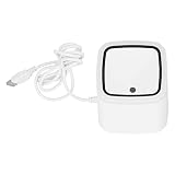 CHICIRIS Lector de Código QR con Cable, Lector de Código QR USB Estación de Escaneo Escáner de Código de Barras para Cajas Registradoras para Restaurantes