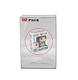 RUITROLIKER 10pcs Protector caja Caso para Funko Pop Figuras de vinilo 4 pulgadas