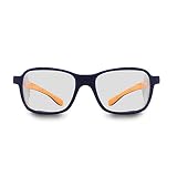 PEGASO 2009.03-Gafas Proteccion Gama GRADUABLES Neutra Modelo Europa Azul/Naranja Lente Mineral, Negro, L