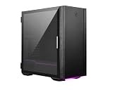 MSI MPG QUIETUDE 100S Caja PC Mid-Tower - Cristal Templado y Paneles Amortiguacion Sonido, Placa Base E-ATX Capacidad Radiador Dual 360mm, Soporte GPU, E/S Smart, Silent Gale P12 Fan-ARGB Mystic Light