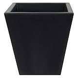 WELL HOME MOBILIARIO & DECORACIÓN WellHome Top Garden Orion MACETERO DE Polietileno por ROTOMOLDEO Color Antracita 40X40 CM