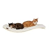 COSY AND DOZY Tumbona para gatos Chill Deluxe para montaje en pared, 90 x 41 cm, con colchón de 3 cm, peso 4,5 kg, tumbona de pared para gatos de hasta 25 kg de peso corporal