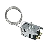 DL-pro Termostato para nevera Gorenje 596279 Danfoss 077B6738 Termostato de refrigeración, termostato de temperatura para frigorífico con descongelación automática