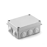 Famatel 3012 Caja estanca IP55 | Tapa con Tornillos | con Conos | 153x110x63 | Gris