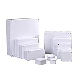 Caja de conexiones eléctrica, SENRISE IP55 resistente a la intemperie Caja de instrumentos de proyecto de recinto eléctrico, caja de proyecto de agujero reservado (1 unidad, 50 x 50 mm)