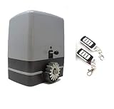 INSTALMATIC Motor corredera C800, peso máximo puerta 800kg, para automatizar puertas y cancelas correderas de uso residencial, parking, garaje, cochera, alta calidad con 2 mandos alta seguridad