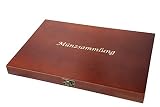 MC.Sammler Caja de madera para 24 monedas, 46 mm de diámetro, 23 modelos a elegir