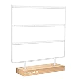 Organizador de Pendientes, Soporte para Pendientes para Colgar (66 Agujeros y 3 Capas)