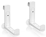 Lechuza 19030 - Soporte balconera (1 Paquete de 1 par, 4,5 cm Ancho x 19), Color Blanco