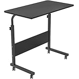 SogesHome Mesa para portátil Mesa Auxiliar Mesa para PC Mesa de Centro para portátil Soporte para portátil con Ruedas