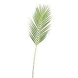 artplants.de Set de 10 Hojas Artificiales de Palmera rapis Emilio, 75cm - Frondas de rhapis sintéticas - Ramas de Palma bambú Artificial