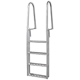 vidaXL Escalera Seguridad Piscina Elevada 4 Peldaño 167 cm Escalerilla Escalón