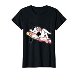 Mujer Chica en un flotador de pizza Camiseta