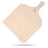 LEO AND GIO Pala para pizza y horno, accesorios de cocina, pala de madera para pizzas, pastelería, masas, pan, pinsa romana, tabla de cortar
