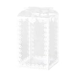 BENECREAT 24PCS Cajas Transparentes de Plástico con Patrón de Bowknot Cajas PVC Rectangulares de Regalo 14x9x9cm para Envoltura de Regalo, Chocolate y Caramelo