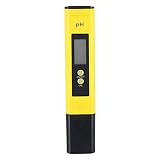 Garsent Medidor de PH portátil, medidor de Cloro de Piscina, SPA, Control de Calidad del Agua. … (Amarillo)