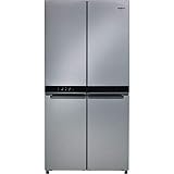 Whirlpool WQ9 E1L nevera y congelador Independiente Gris 591 L A+ - Frigorífico (591 L, Antiescarcha (nevera), 37 dB, 10 kg/24h, A+, Gris)