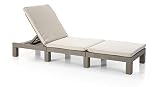 Keter Daytona Tumbona de jardín, Capuchino