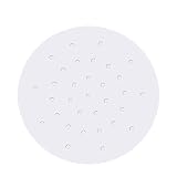 Juego de 100 forros de freidora de aire de 7 pulgadas, papel de pergamino perforado para freidora de aire, cesta de vapor y más