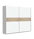CAMBIA TUS MUEBLES - Armario ropero 220 cm 2 Puertas correderas Winter. Armario para Dormitorio o vestidor. (220 x 210 cm, White)