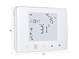 LEDLUX - Termostato digital programable para caldera de gas de pared, caja 503, calefacción por agua caliente, wifi, compatible con Amazon Alexa Echo, 3 A, 220 V, ref. LL0253