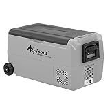 Alpicool T36 - Frigorífico portátil de 36 litros, 12 V, 24 V, nevera eléctrica para coche, camping, camión, barco y enchufe con puerto USB