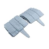 DEDC 10 Piezas Delimitadores de Bordes Plegables de 25cm Borde de Valla Cercadillo para Césped Bricolaje para Jardín Decorativo Borde de Césped Martillo en Borde de Jardín de Adoquines