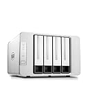 TerraMaster F4-210 NAS 4 bahías Quad Core 2GB RAM Multimedia de Almacenamiento en la Nube Personal (Sin Discos)