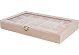 CAJA VTRINA EXPOSITORA MADERA 30x19x4 CM