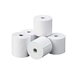Sumedtec - Rollos de papel térmico para caja registradora, 57 x 57 mm, 20 rollos por caja