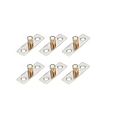 Localizador Guías Deslizantes Localizador Puertas Corredera Accesorios Localizador Guías Diámetro Madera 6 Piezas Rodillos Puertas Correderas 8mm, para Puertas Madera, Puertas Correderas Colgantes