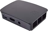 RASPBERRY 9098138 - Caja para RASPBERRY OFICIAL PI 3, Negro y Gris