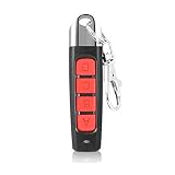 433 MHz, control remoto universal de copia de puerta de garaje, alarma de coche, abridor de bloqueo duplicador para puerta de hogar y tienda, rojo, botones ABCD