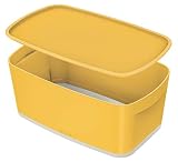 Leitz Caja Pequeña con Tapa MyBox, Gama Cosy, Amarillo Cálido, 52634019