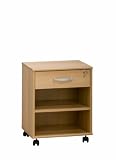 Maja 40255531 - Cajonera con ruedas (47,8 x 120 x 40 cm), color haya