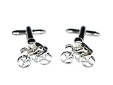 Miniblings Mancuernas de la Bicicleta Botones + Caja de Bicicletas Ciclistas Bicicleta de Ciclismo