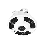 NightKing ONVIF - Cámara de seguridad IP de 360 grados para interiores ONVIF de 5 MP, visión nocturna, vista gratuita de aplicación