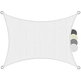 Sol Royal Toldo de terraza SolVision HS9 Vela de Sombra Toldo Parasol 3x4 m HDPE Transpirable Blanco protección UV - 300x400 cm