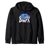 Blue Surfer Shark - Dientes malvados afilados y sonrisa malvada Sudadera con Capucha