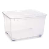 PLASTIC FORTE, Caja de almacenamiento, Multicolor, 150 litros, con ruedas