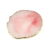 ZXCZXC Pantalla de exhibición de la exhibición de la Resina Anillo Anillo Pendiente Pantalla Pintada Paleta Tray Joyería Soporte Caja de Almacenamiento Joyería Decorativa (Color : Pink)