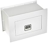 ARREGUI Ideal 5 271300 Caja fuerte de empotrar a pared con cerradura de llave, Caja de Seguridad para casa y hogar, fácil de usar, 18 x 26 x 15 cm, 4 L