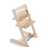 TRIPP TRAPP Silla evolutiva de madera | Silla de altura regulable perfecta para bebés, niños y adultos | Tipo de madera: Beech | Colour: Natural